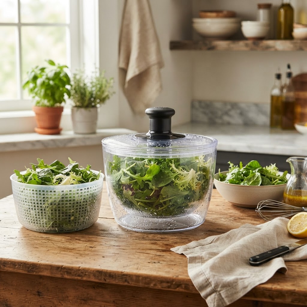 The Home Cook’s Guide to Centrifugal Separation: Mastering Salad Spinner Techniques for Perfectly Dry, Dressing-Ready Greens