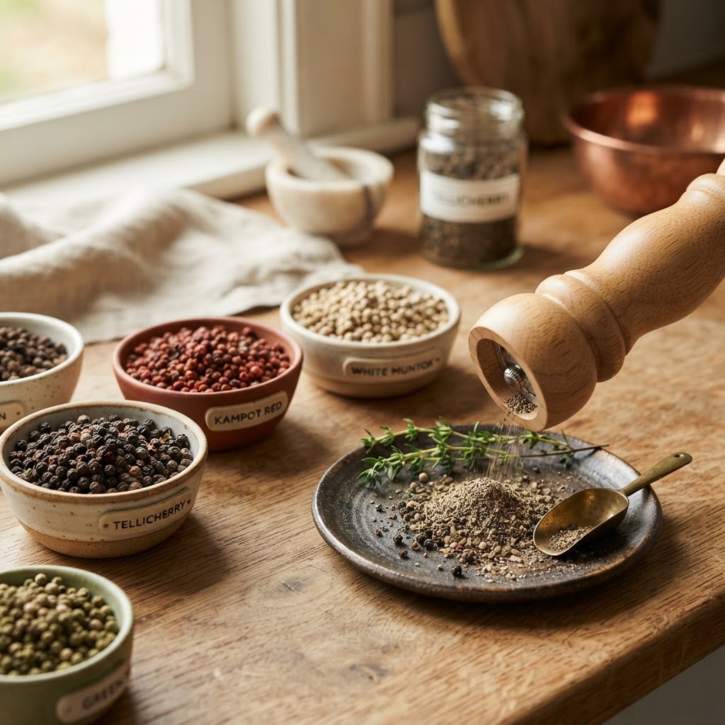 The Home Cook’s Guide to Peppercorns: Understanding Terroir, Heat Levels, and Why You Should Always Grind Fresh