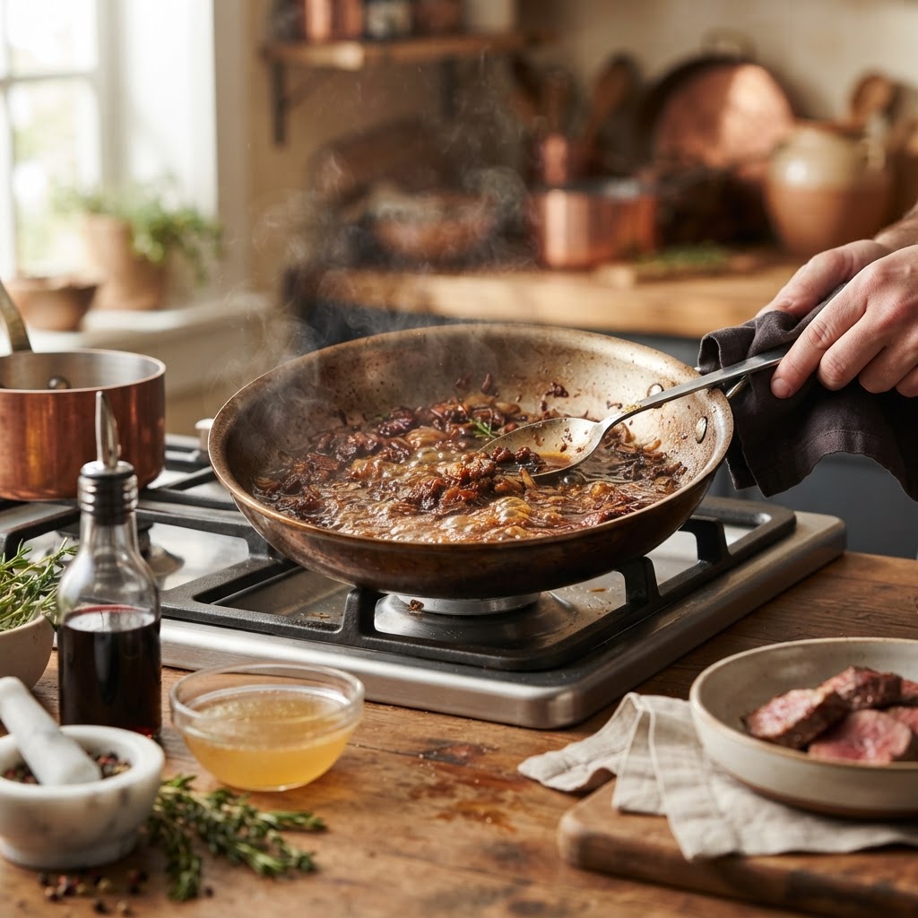 The Home Cook’s Guide to Pan-Deglazing: How to Turn Leftover Browned Bits into Restaurant-Quality Pan Sauces