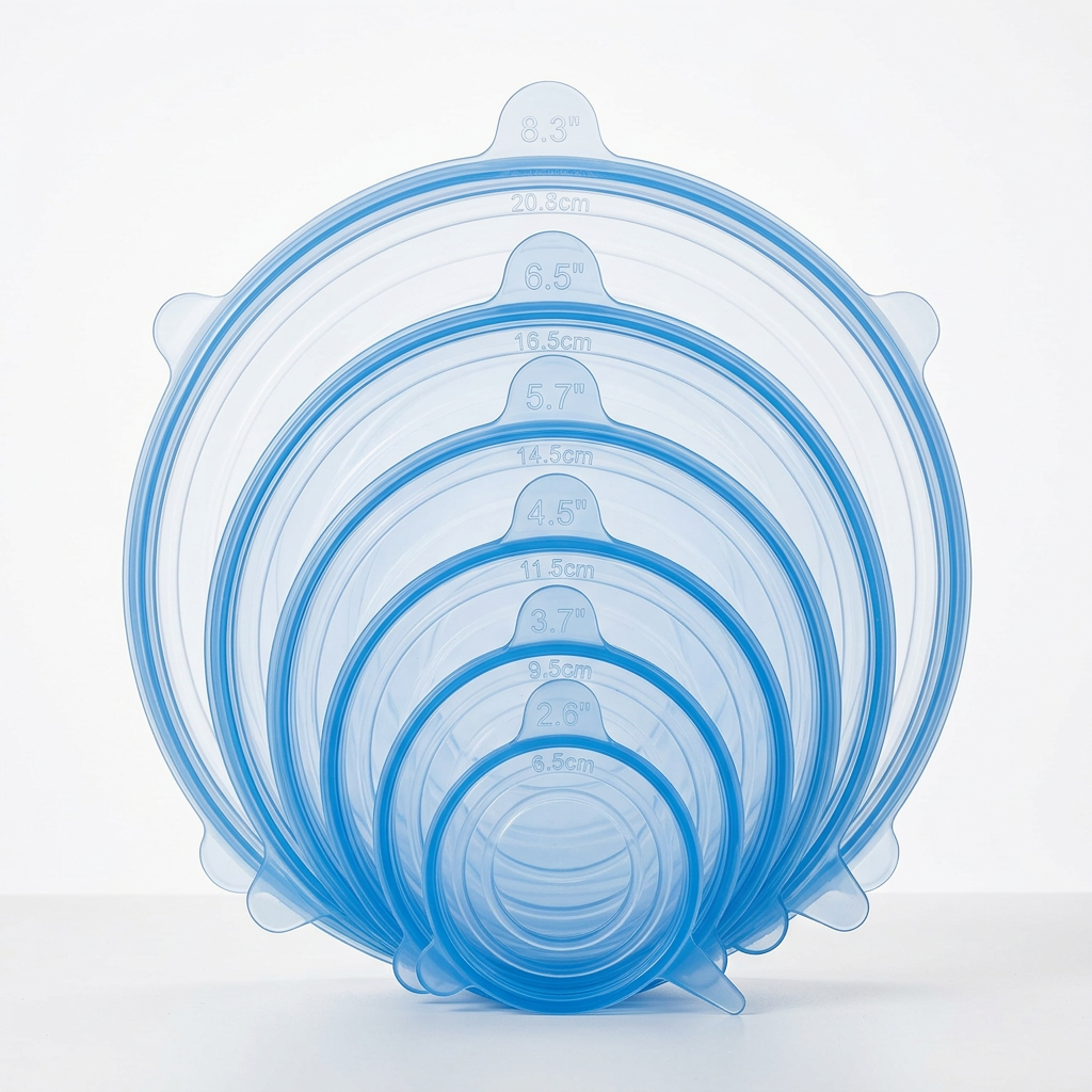 Silicone Stretch Lids 6-Pack Universal Fit