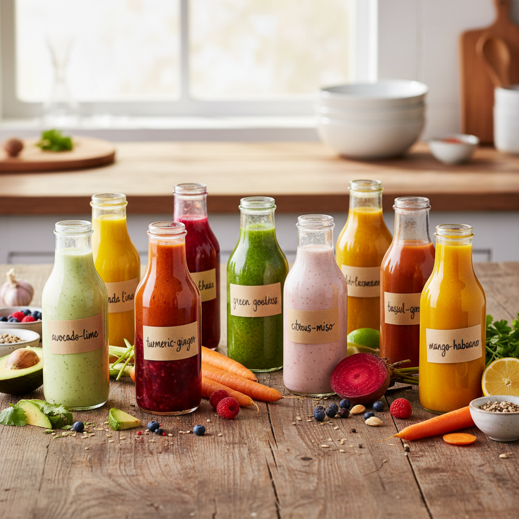 10 Vibrant and Wholesome Salad Dressings to Elevate Your Healthy Meals