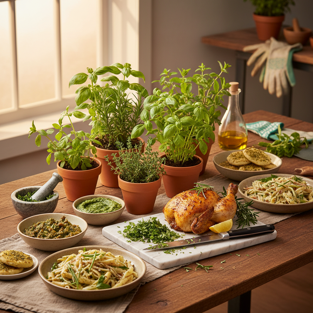 Herb Mastery: A Beginner's Guide to Growing and Cooking with Fresh Herbs