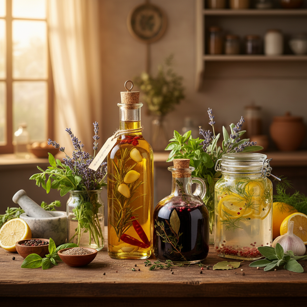Herb Infusions: How to Create Flavor-Packed Oils and Vinegars at Home