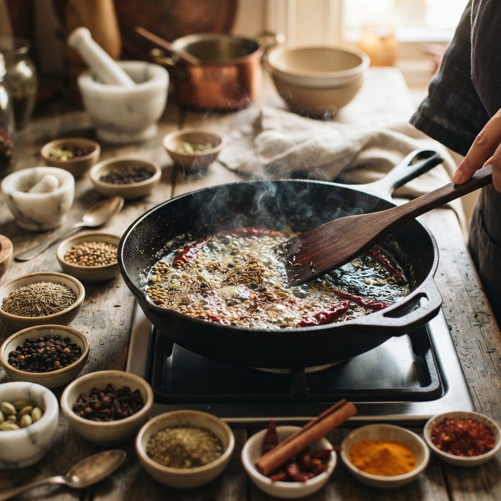 Beyond the Basics: Mastering the Art of Tempering Middle Eastern Spices for Authentic Flavor Profiles