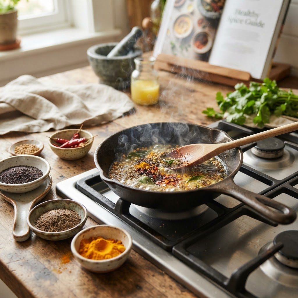 The Healthy Home Cook’s Guide to "Active-Cooking" Spices: How to Boost Antioxidant Capacity Through Toasting and Tempering