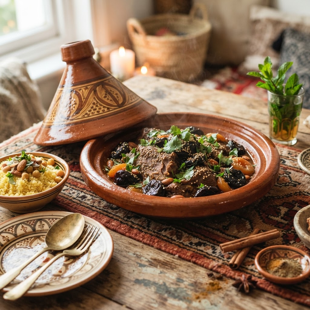 The Home Cook’s Guide to Moroccan Tagines: Mastering Slow-Cooked Aromatics and Fruit-Meat Pairings for Tender, North African Stews