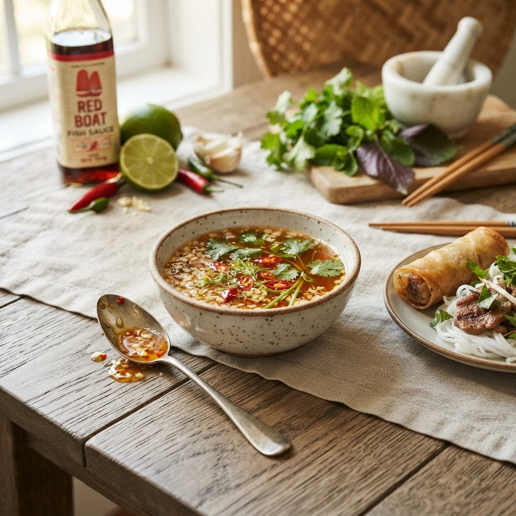 The Home Cook’s Guide to Vietnamese Nuoc Cham: Mastering the Balance of Fish Sauce, Lime, and Chili for Essential Southeast Asian Flavor