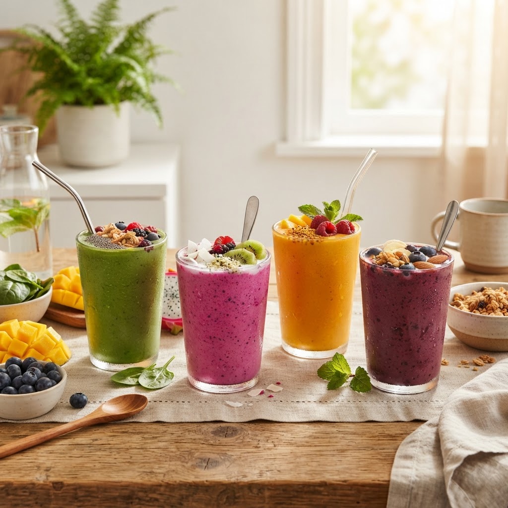 Bright and Nourishing: 7 Refreshing Smoothies to Fuel Your Healthy Lifestyle