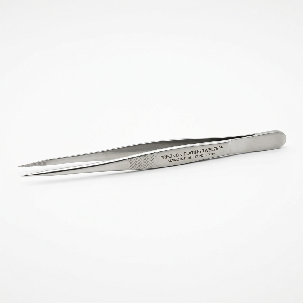 Precision Plating Tweezers Stainless Steel