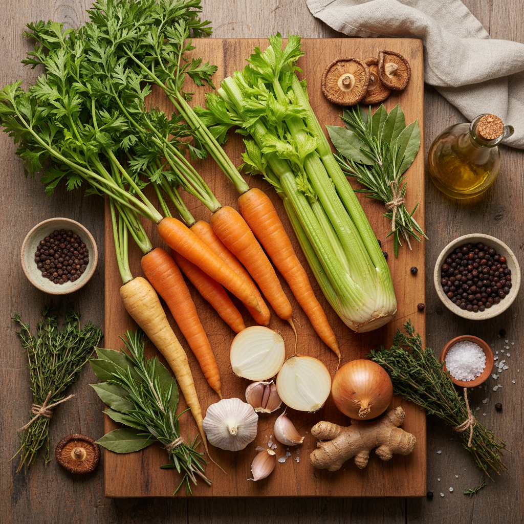 Essential Ingredients for Flavorful Homemade Stocks: A Comprehensive Guide