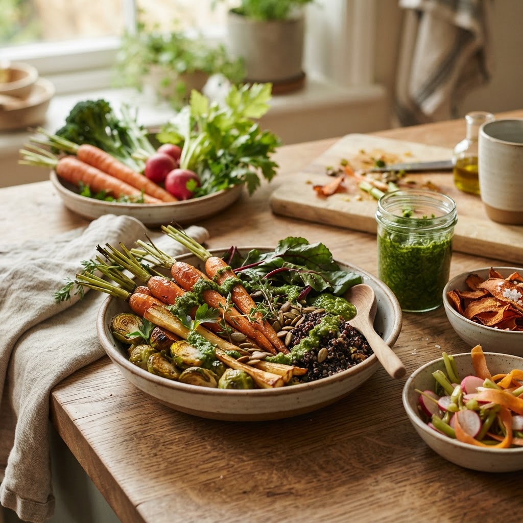 The Healthy Home Cook’s Guide to "Zero-Waste" Root-to-Stem Cooking: How to Maximize Nutrition and Minimize Kitchen Scraps