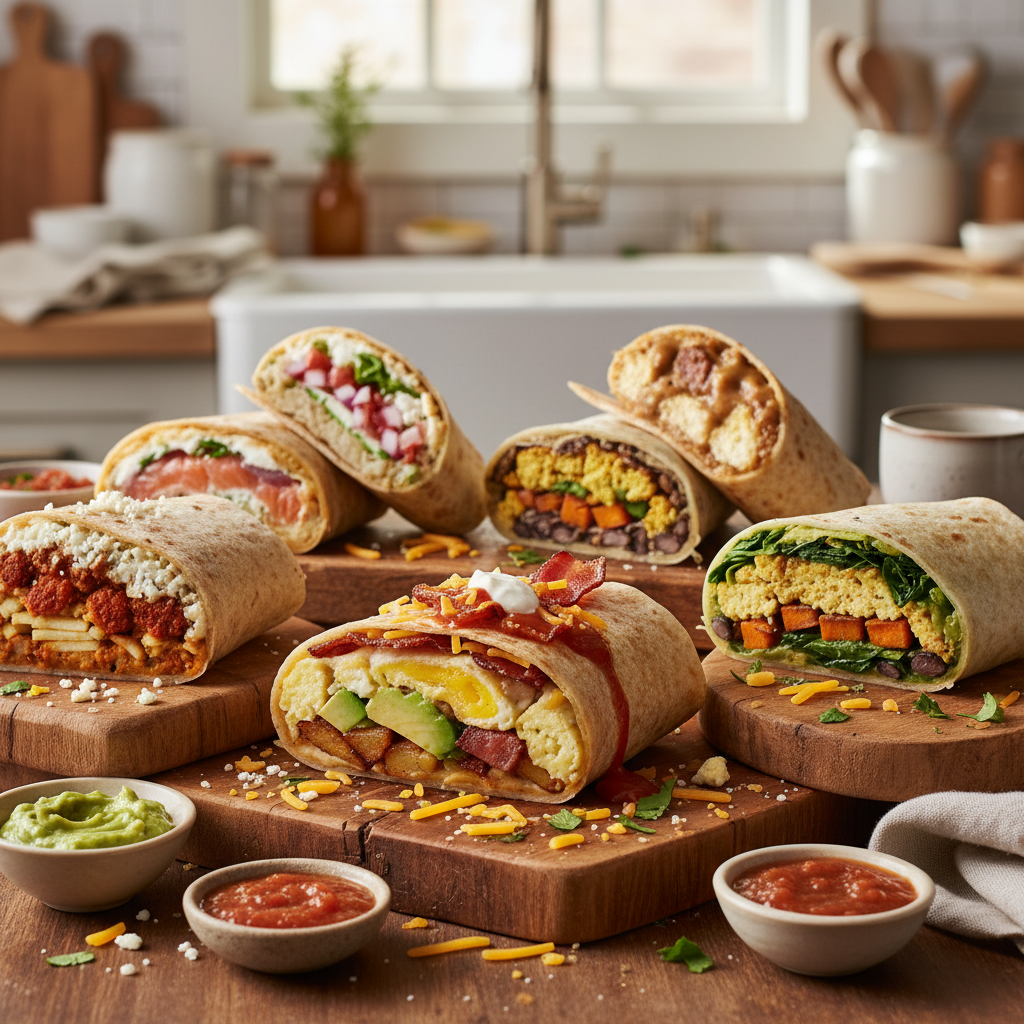 Savory Breakfast Burritos: 5 Hearty Recipes to Kickstart Your Day