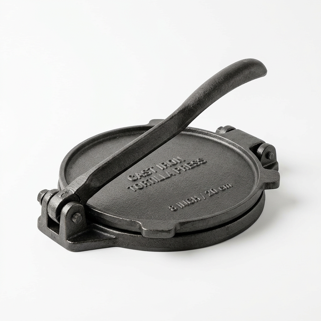 Cast Iron Tortilla Press 8-inch