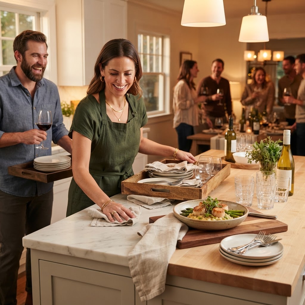 The Art of the "Strategic Refresh": Mastering Mid-Party Kitchen Resets for Seamless Dinner Flow