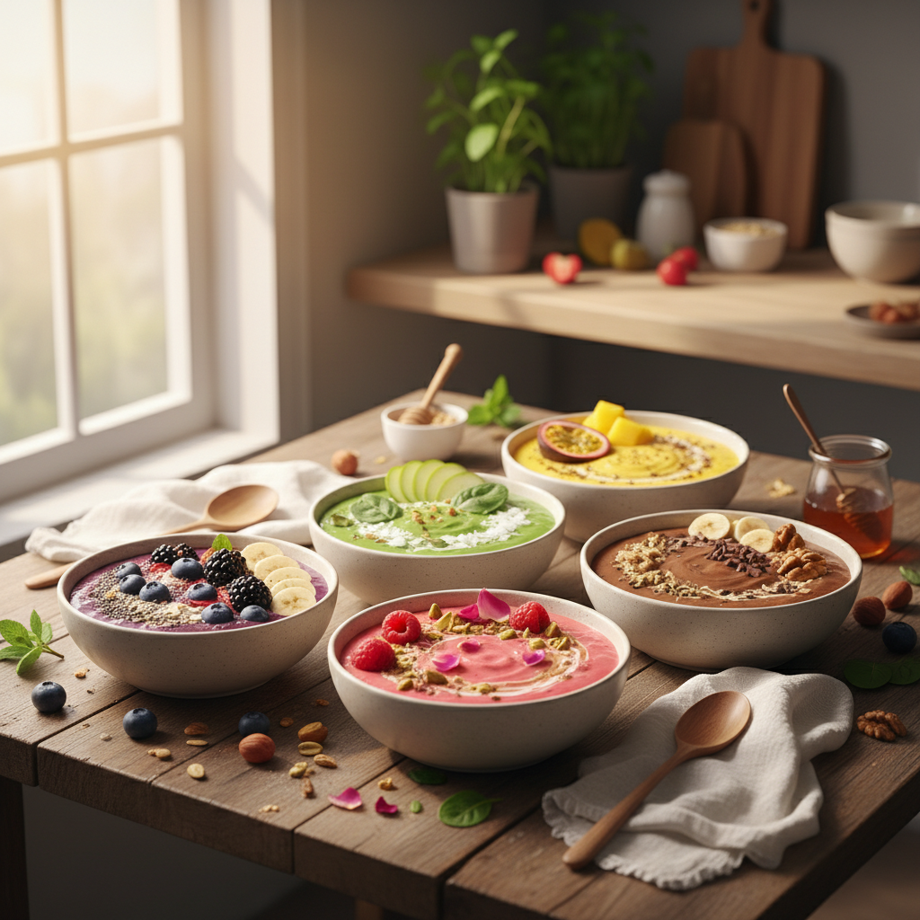 Plant-Powered Breakfasts: 5 Nutritious Smoothie Bowl Recipes to Fuel Your Day