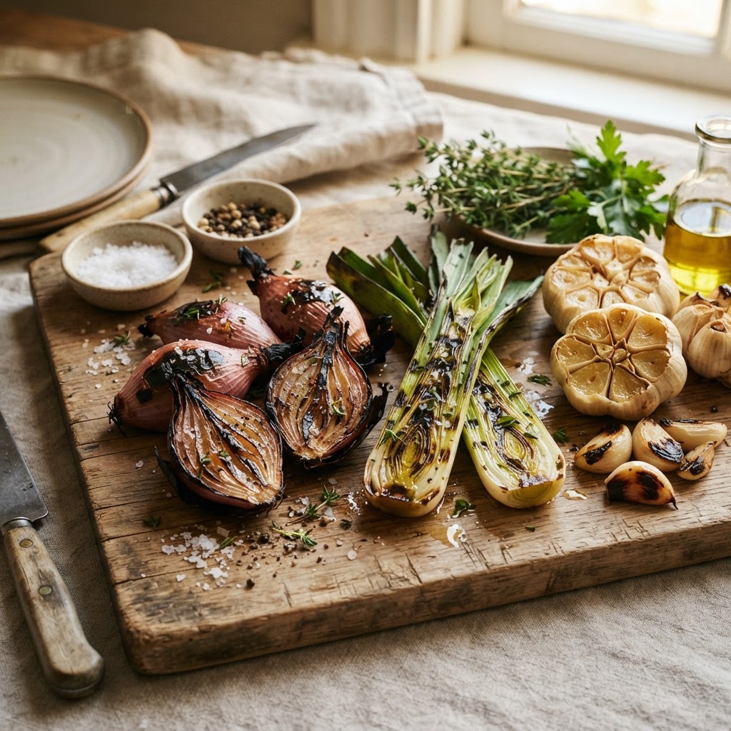 The Home Cook’s Guide to Alliums: Mastering Flavor Profiles and Charring Techniques for Shallots, Leeks, and Garlic