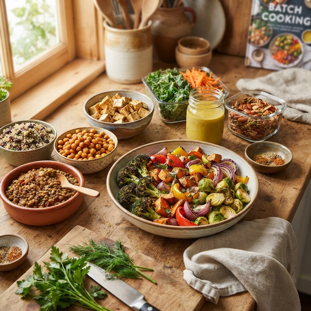 The Healthy Home Cook’s Guide to "Plant-Forward" Batch Cooking: How to Transform Seasonal Vegetables into High-Protein, Ready-to-Eat Components
