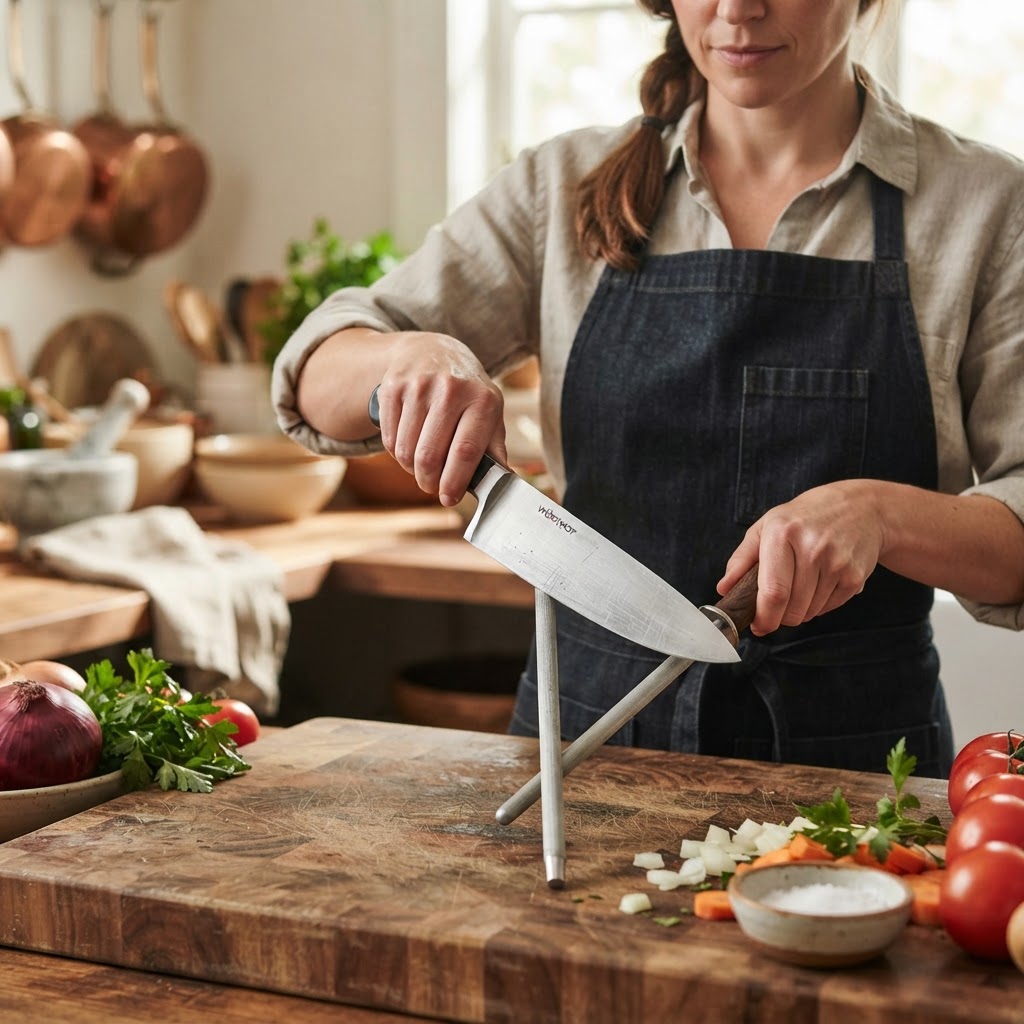 The Home Cook’s Guide to Blade Honing: Mastering Angle Consistency and Steel Realignment for Razor-Sharp Knife Maintenance