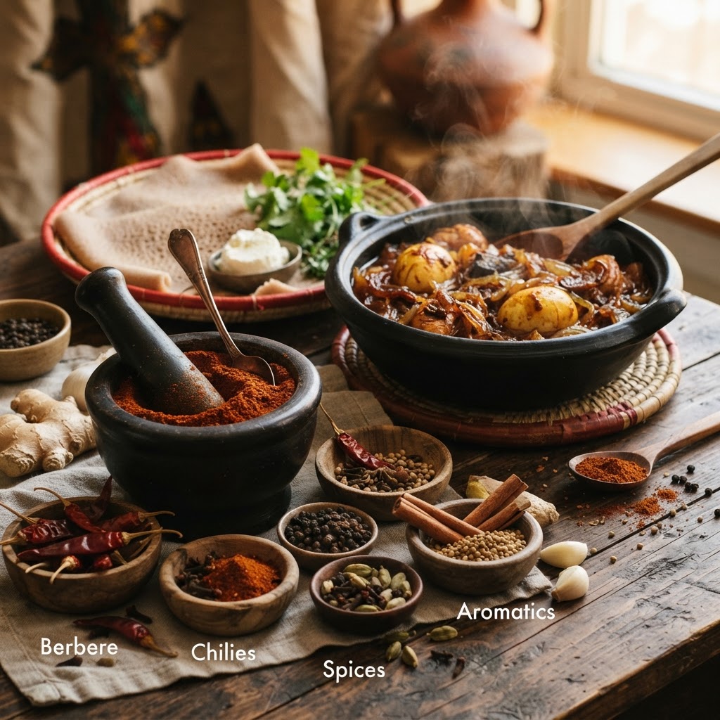 The Home Cook’s Guide to Ethiopian Berbere: Mastering the Art of Building Complex Spice Blends for Authentic Wats