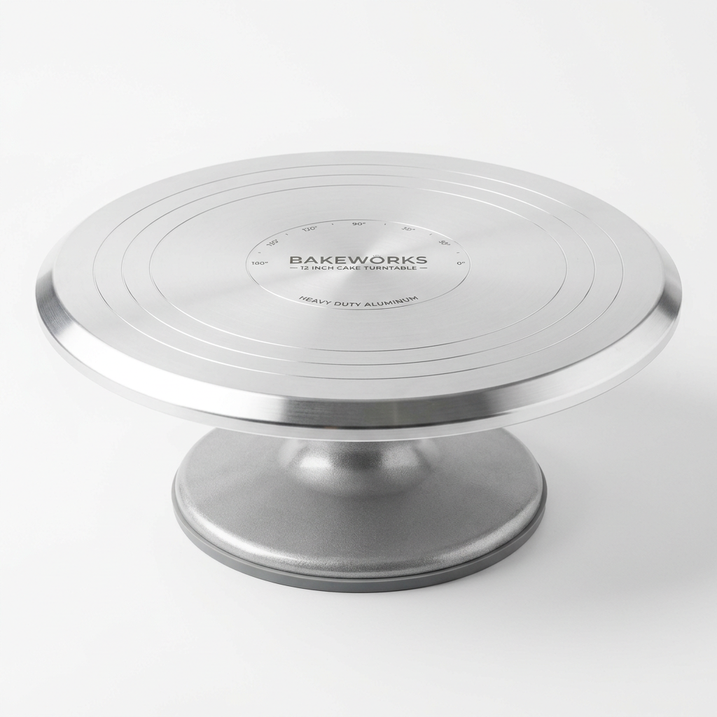 Aluminum Cake Decorating Turntable 12-inch