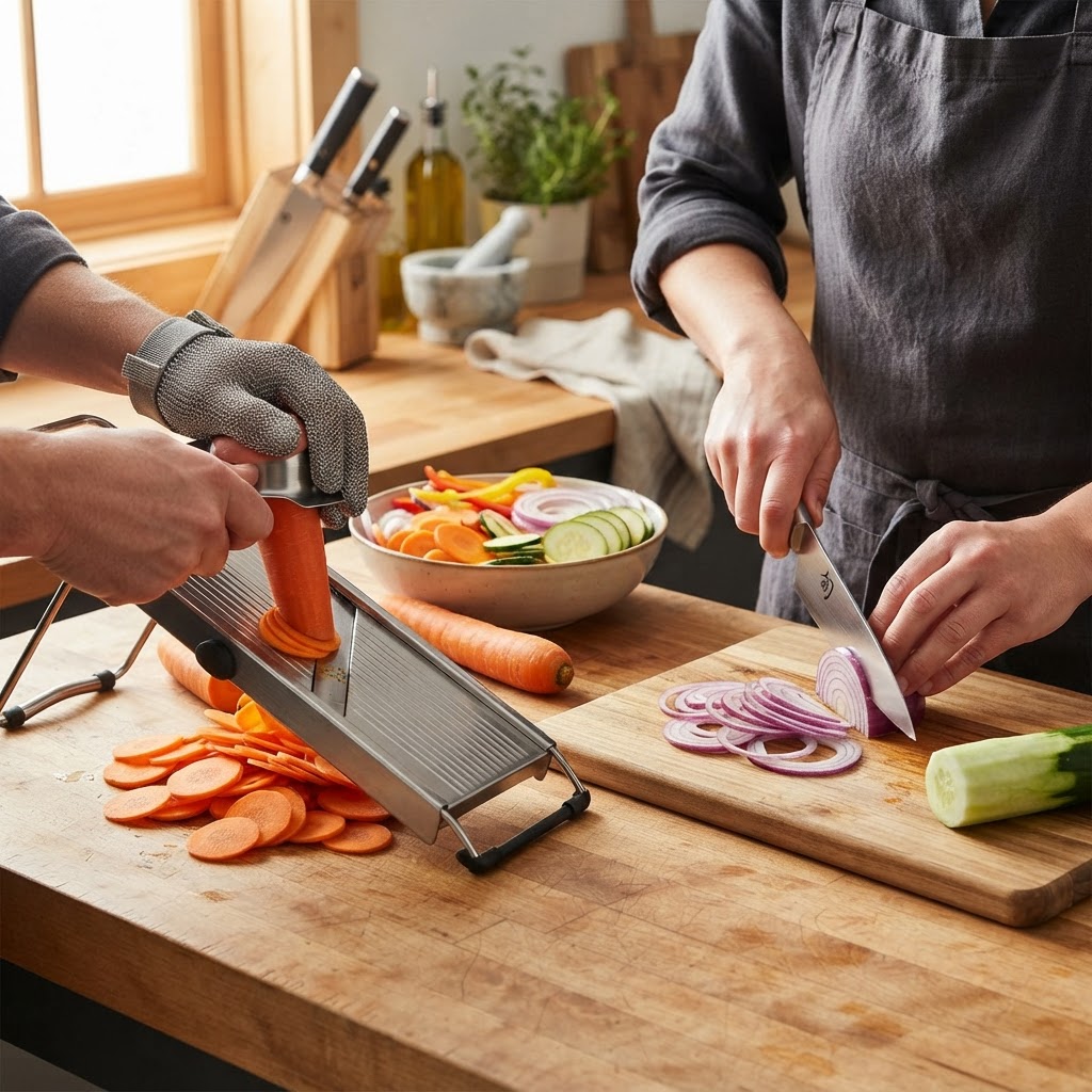 The Home Cook’s Guide to Vertical Slicing: Mastering Mandoline and Knife Techniques for Perfectly Uniform Vegetable Preparations