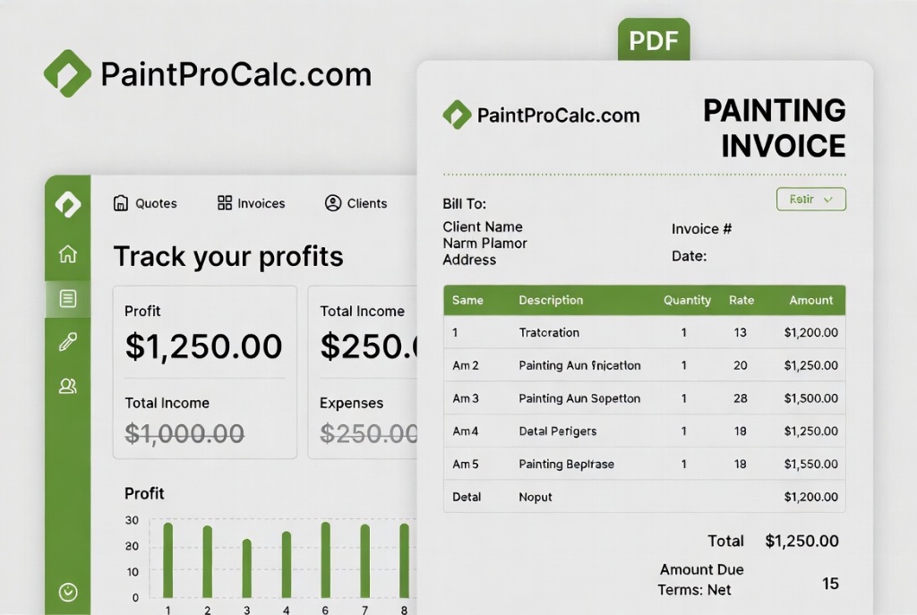 PaintProCalc Profit Tracker — paint estimation tool for contractors and homeowners