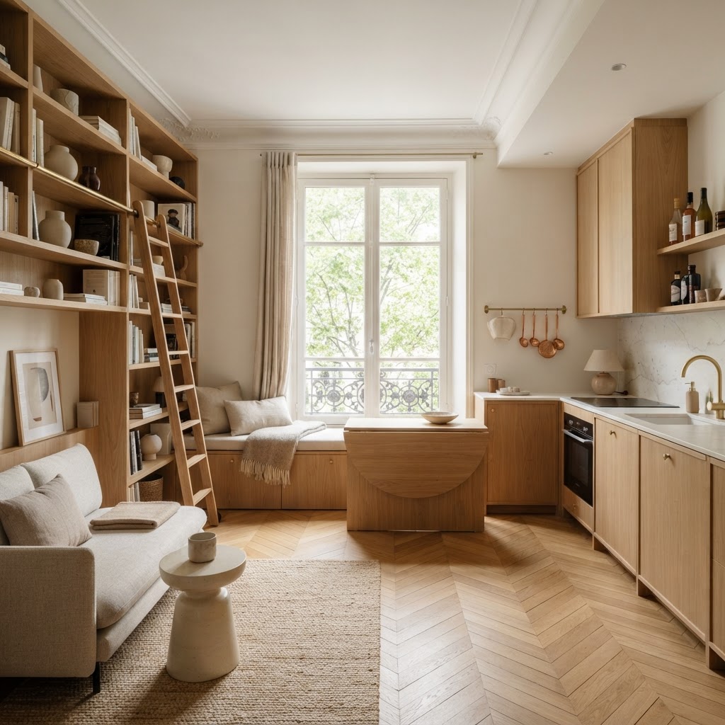 Petit appartement à Paris : les clés d'un aménagement sur mesure