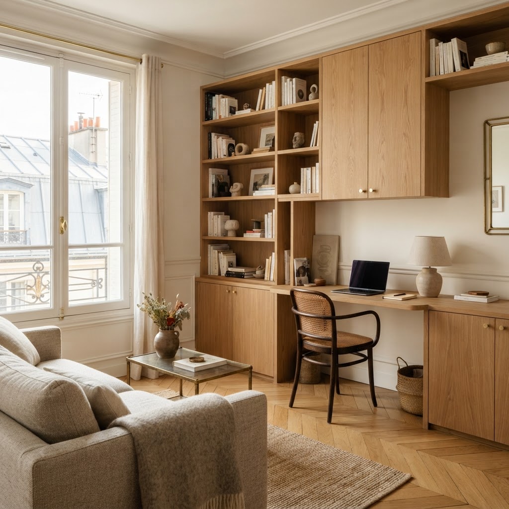 Rangements sur mesure à Paris : intégrer le mobilier dans l'architecture