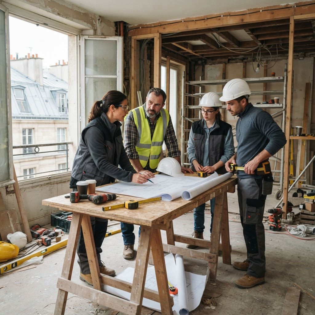 Chantier commercial à Paris : bâtir un planning autour de l'exploitation
