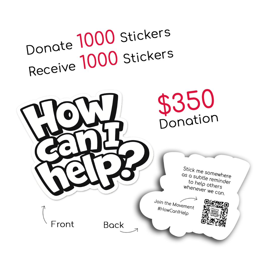 Donate 1000 Stickers - $350 Donation