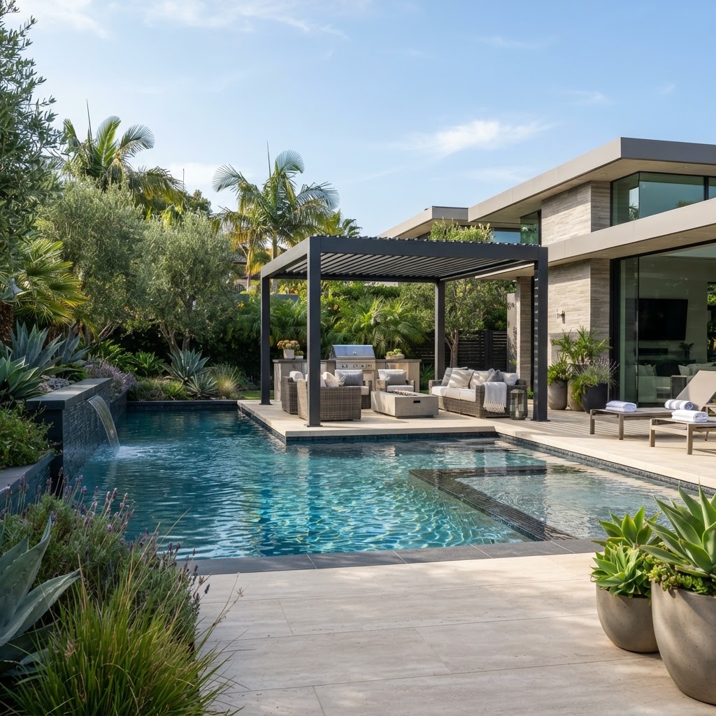 Pool Side Pergola