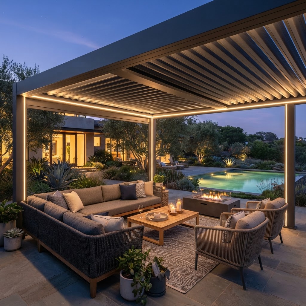 Evening Lounge Setup