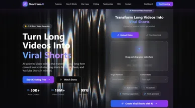 SHORTFORM AI template preview