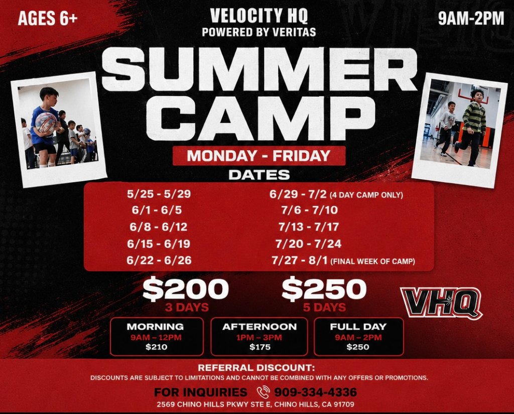 Summer Camp 2026 Pricing