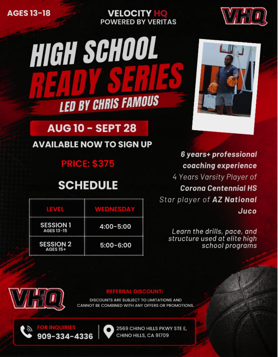 High School Ready Series Flyer