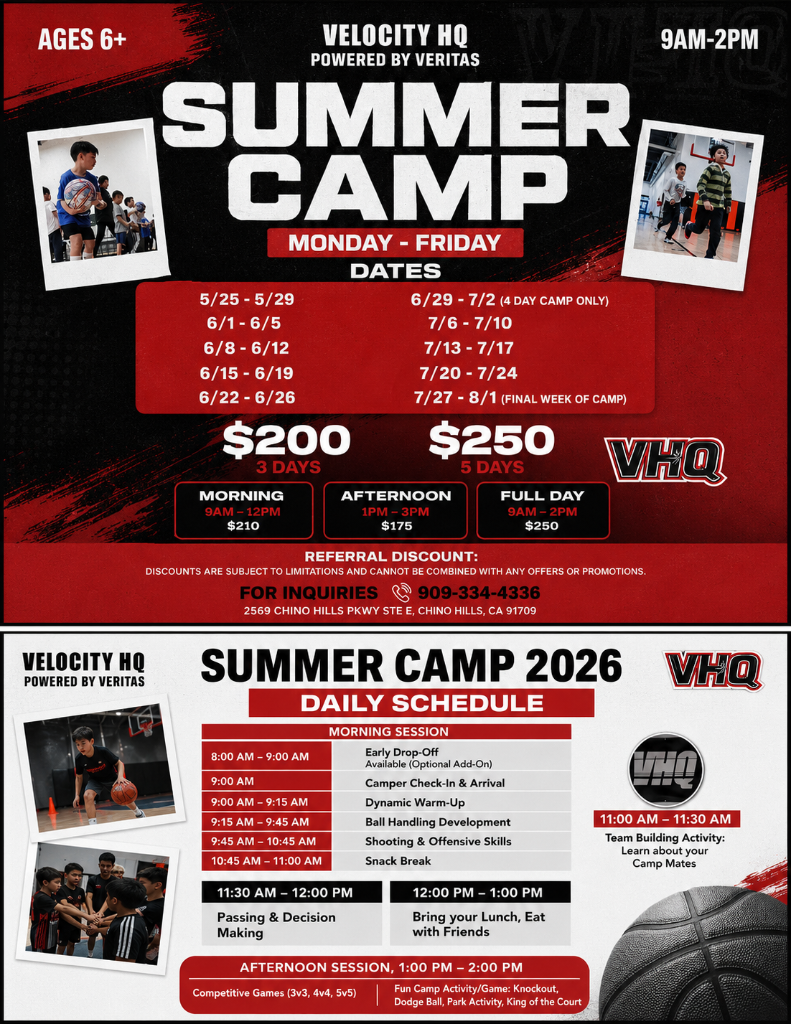 Summer Camp 2026 Flyer