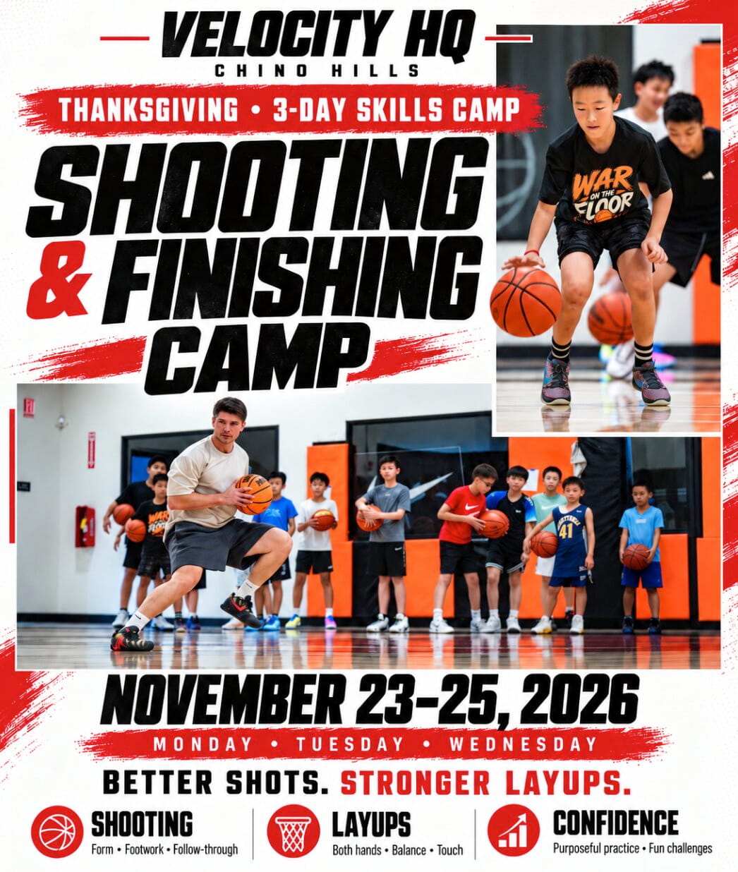 Thanksgiving 3-Day Shooting & Finishing Camp Flyer