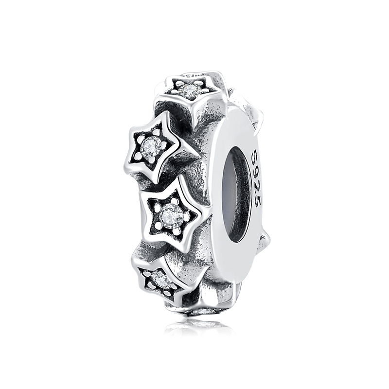 Creative Star Series 925 Sterling Silver Charm Bead - 4 Styles 7
