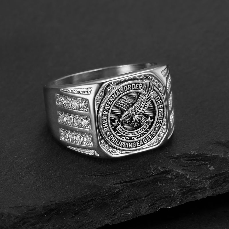Philippine Eagles Fraternal Order Signet Ring — view 2