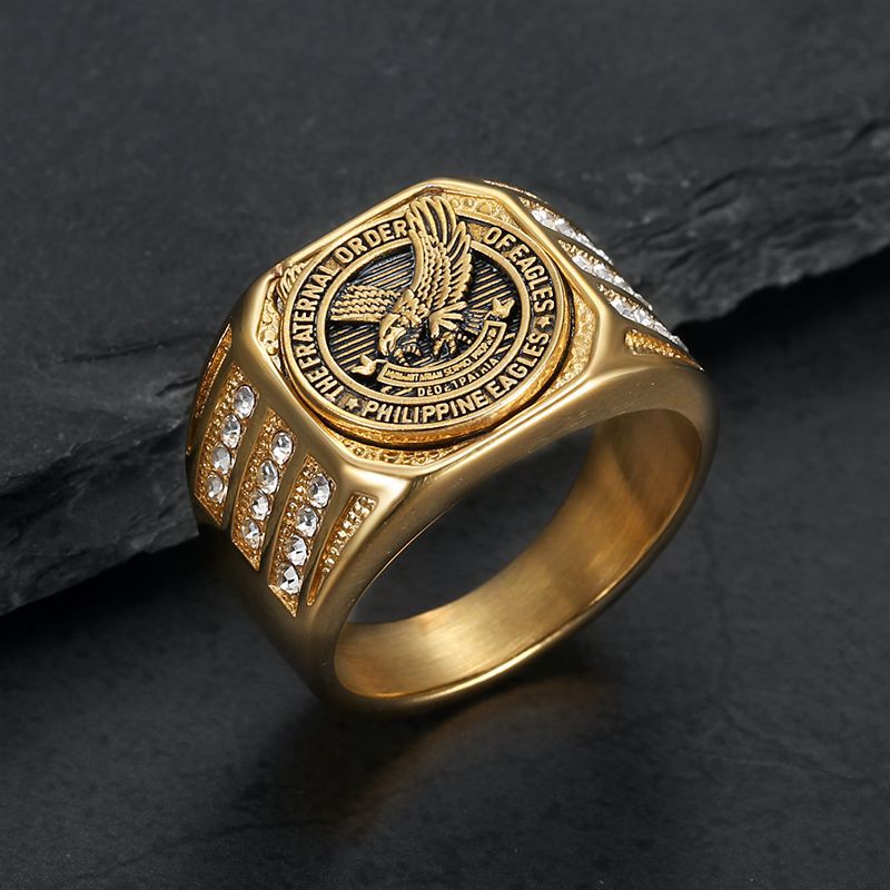 Philippine Eagles Fraternal Order Signet Ring — view 3