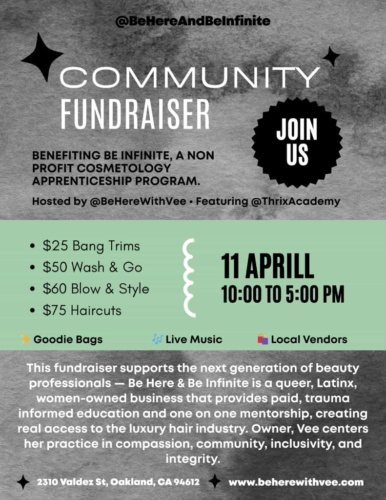Community Fundraiser — Benefiting Be Infinite