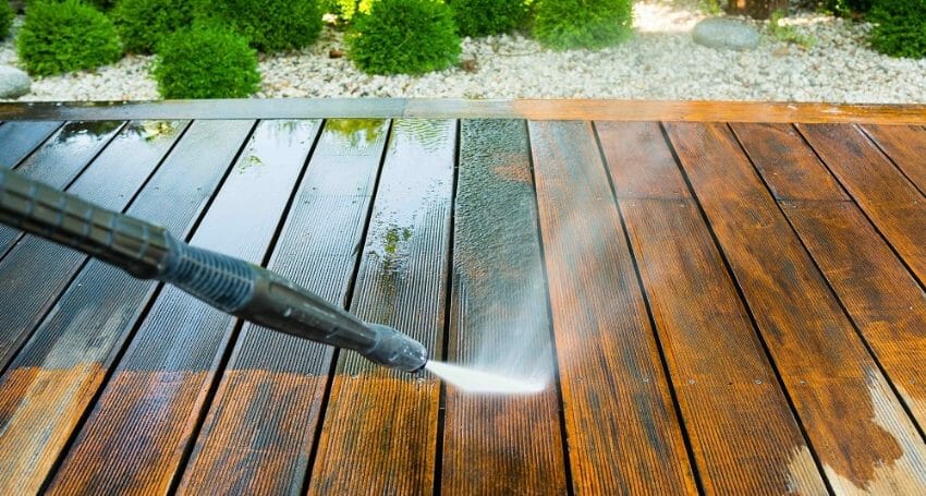 Deck Power Washing