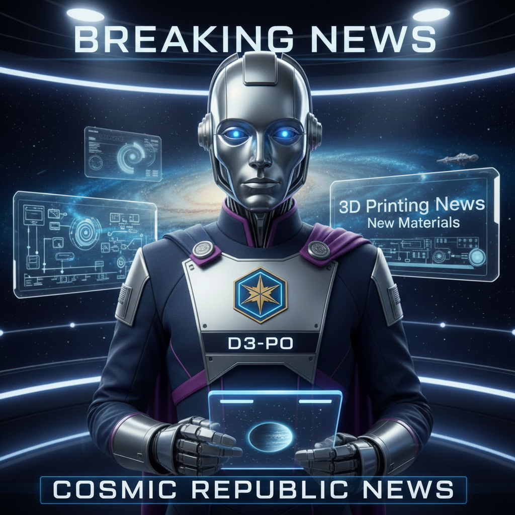 D3-PO: 3D Printing News (New Materials Update