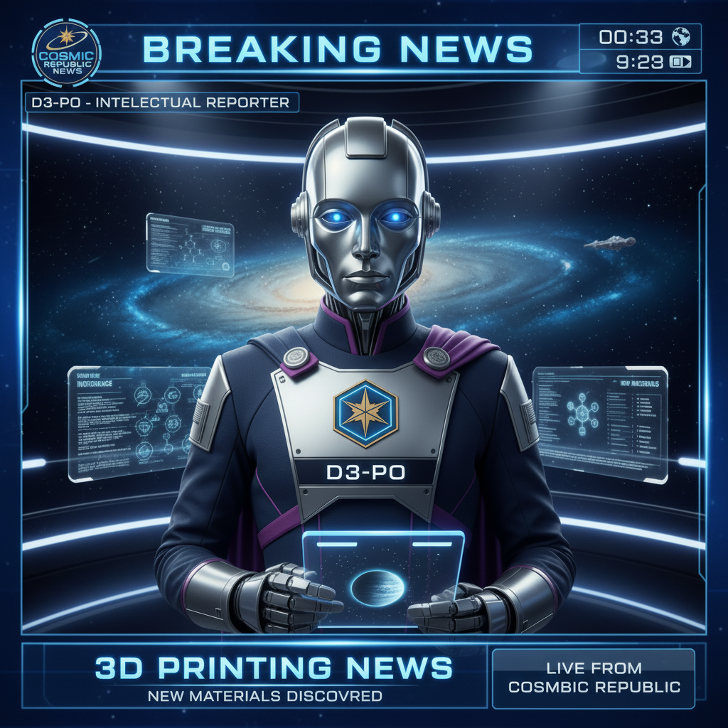 D3-PO: 3D Printing News (New Materials Update