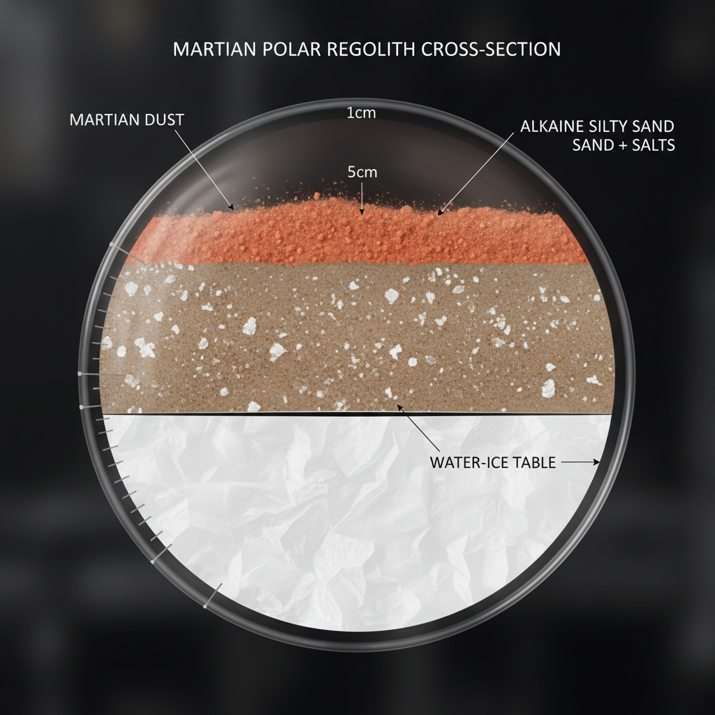 Martian Regolith (Phoenix Landing Site - Heimdall)