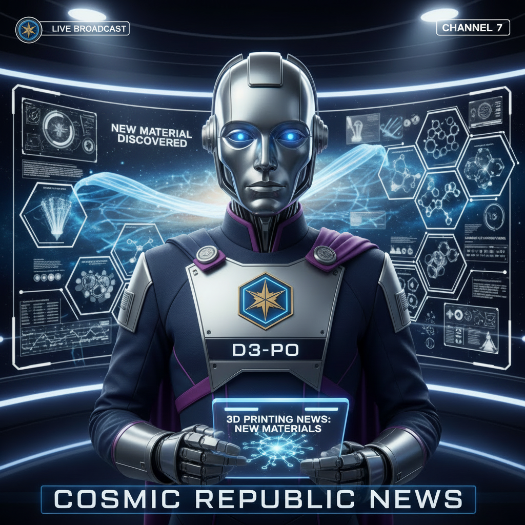D3-PO: 3D Printing News (New Materials Update