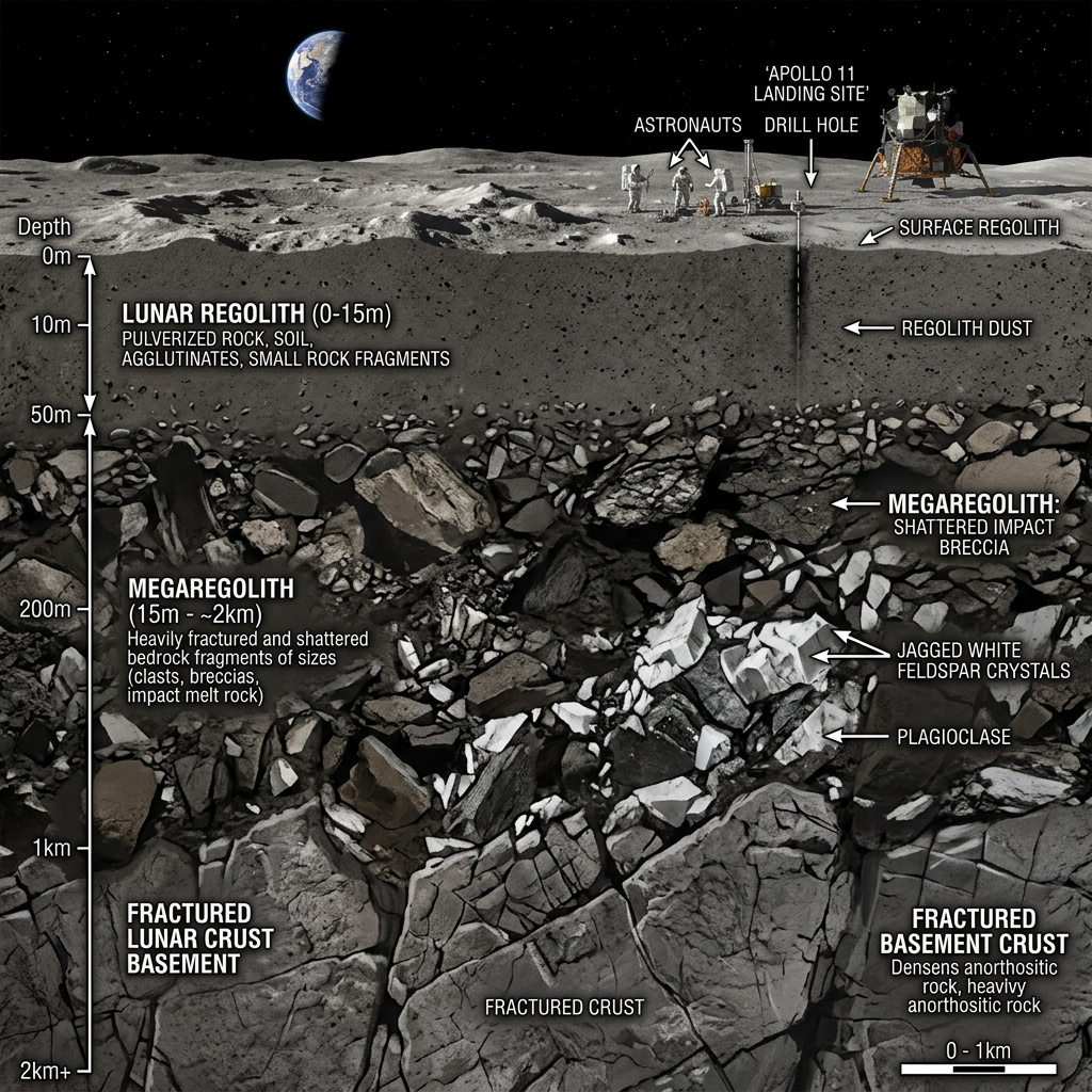Lunar Highland Regolith