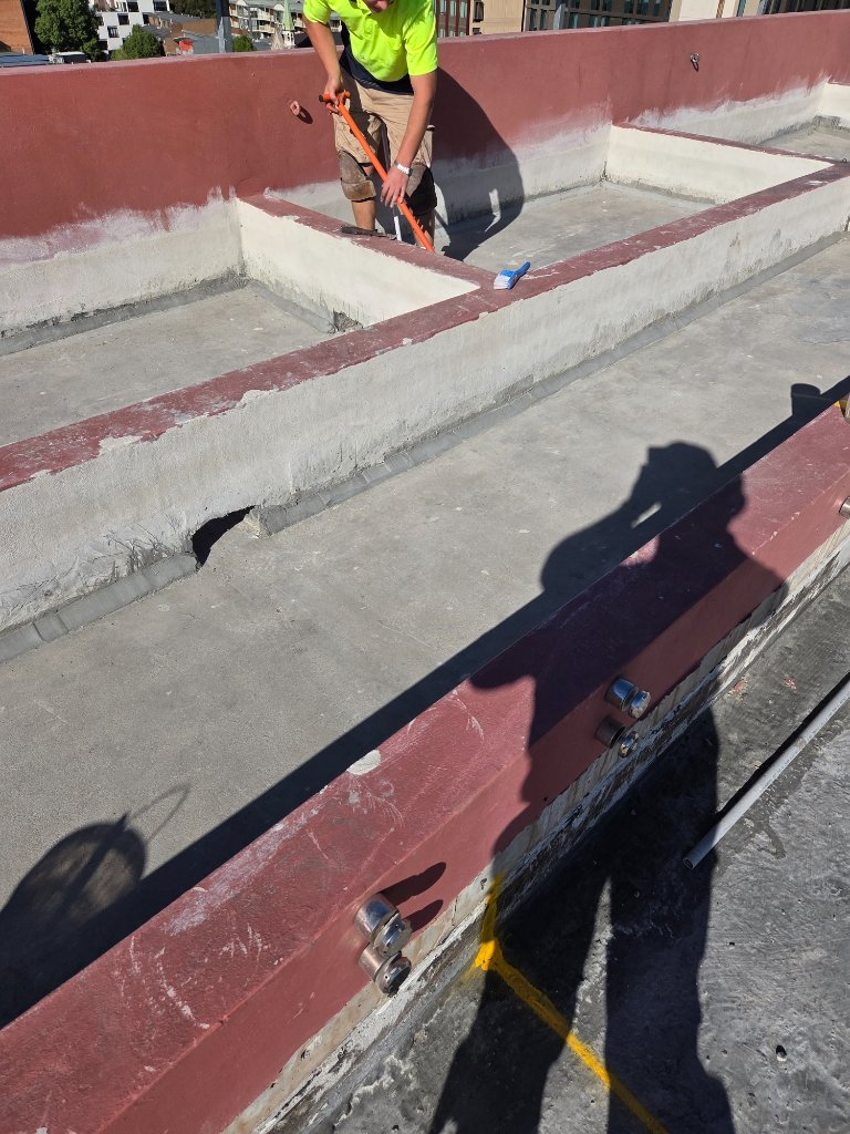 Rooftop Planter Boxes — Torch-On Membrane