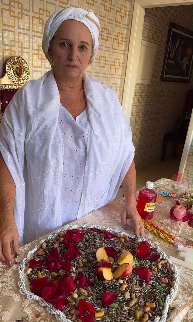 Avó de Milena, sua mentora espiritual
