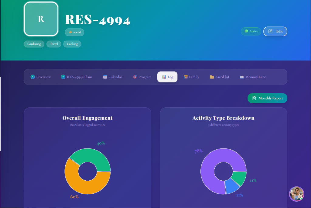 Engagement Log & Analytics